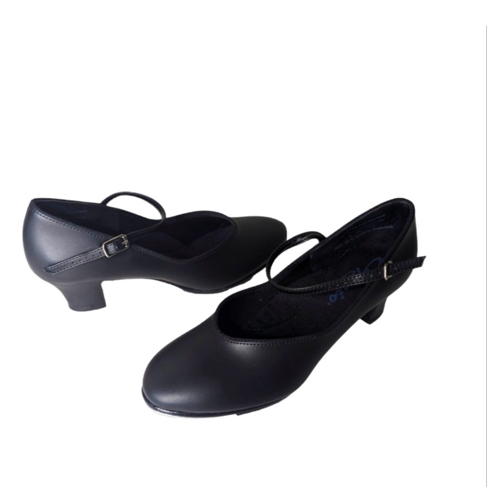 Capezio Black Mary Jane character tap shoes size 9 - fit like size 7 street shoe